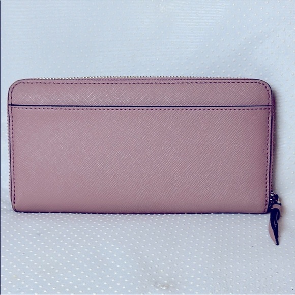 EUC Kate Spade Dusty Rose Zip-Around long Wallet - Picture 3 of 13